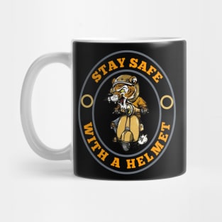 Stay safe with a helmet Mug